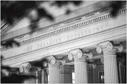 Photo of the US Treasury Building