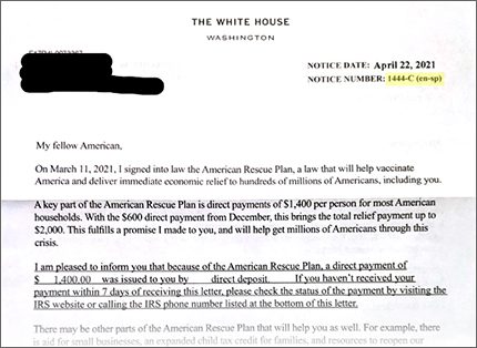 White House Letter