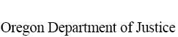 Oregon DOJ logo in black